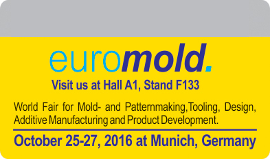 25-27/10/2016: MIDA will participate in EuroMold 2016 in Munich, Germany - The world Fair for moldmaking and Tooling, Design and Application Development.