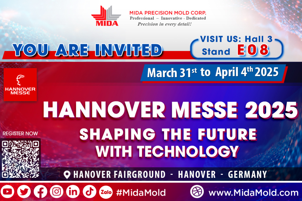 SPECIAL EVENT IN APRIL | MIDA JOINS THE WORLD'S LEADING INDUSTRIAL FAIR - HANNOVER MESSE 2025!